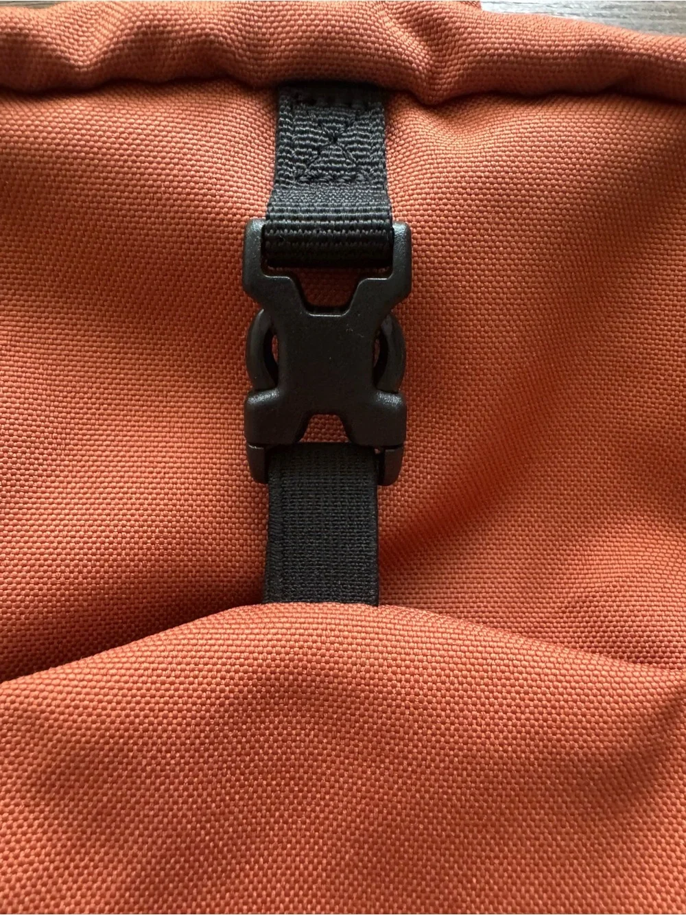 Orvis Orange and Gray Sling Backpack with Black Accents
